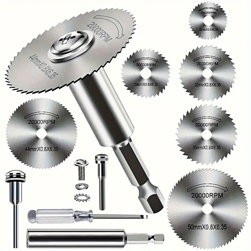 High-Speed Steel Saw Blades 10 - Cordless Rotary Tool Kit Accessories recension och pris