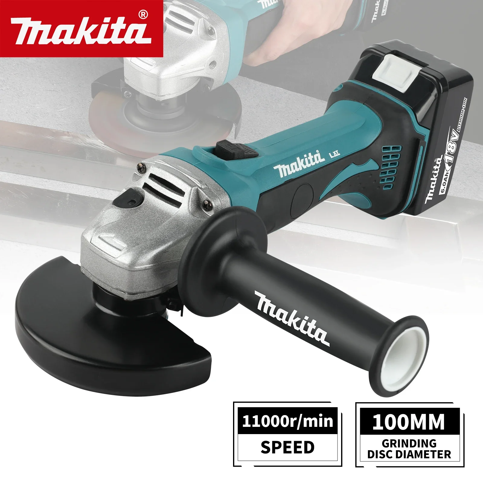 DCA402 Brushless Electric Angl - Brushless Angle Grinder Battery Powered recension och pris