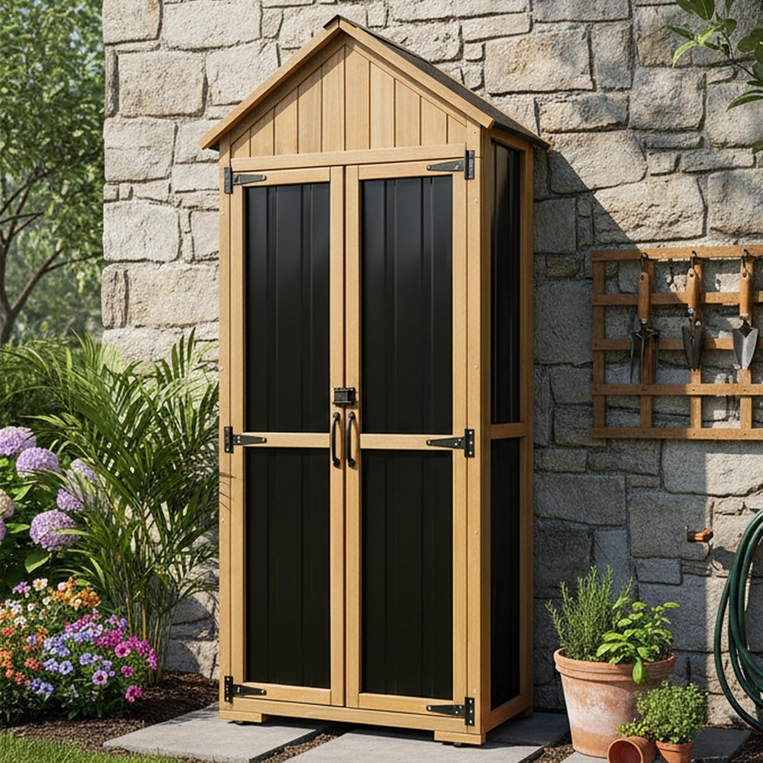 Outdoor Storage Cabinet Waterp - Garden Tools recension och pris