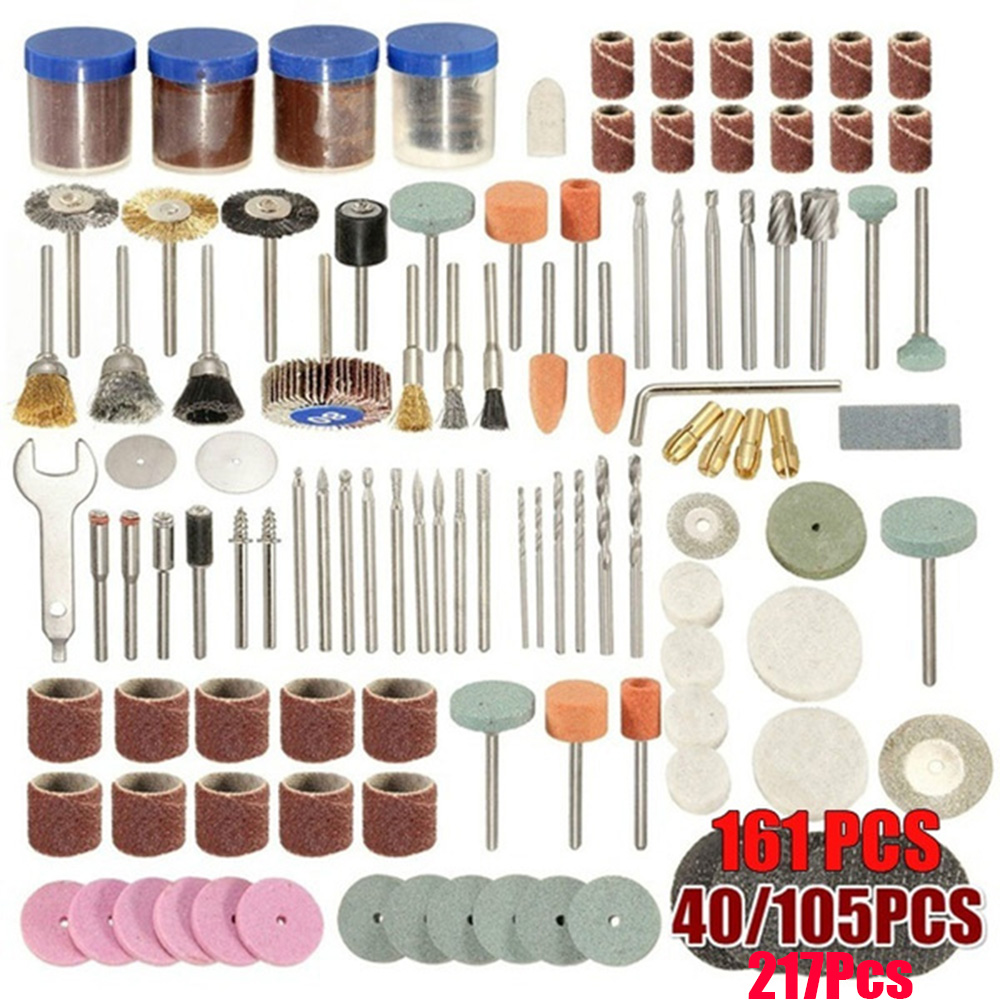 40~217Pcs Power Tools Rotary T - Cordless Rotary Tool Kit Accessories recension och pris