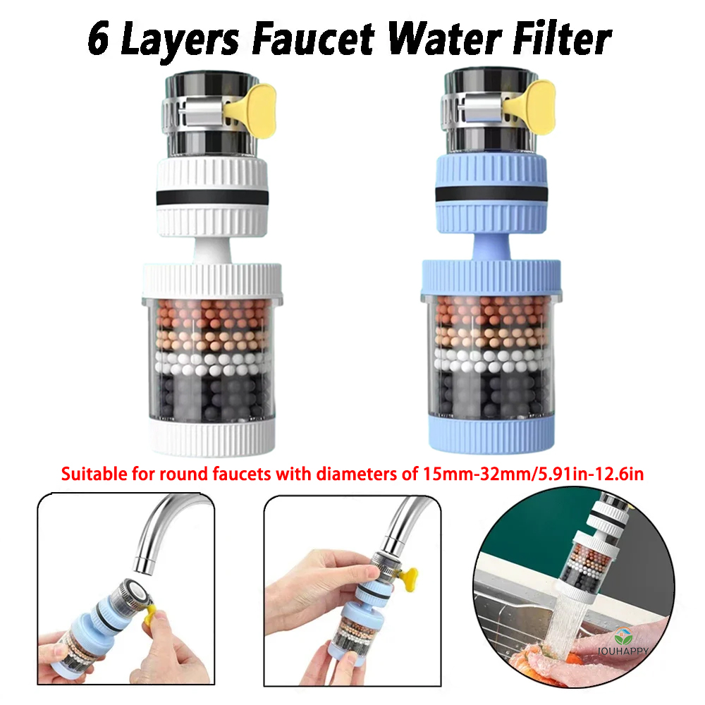 6 Layers Faucet Water Filter U - Plumbing recension och pris